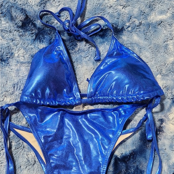 Other - Shiny Blue 2 piece Bikini